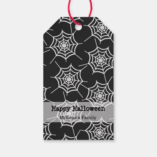 Etiquetas Para Regalos Fiestas de Halloween (Reverso)