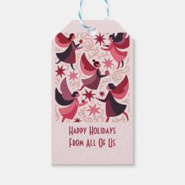 Etiquetas Para Regalos Figuras Angelicales Kitschmas Moderno de Mitad de 