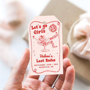 Etiquetas Para Regalos Fin de semana de Bachelorette Bachelorette