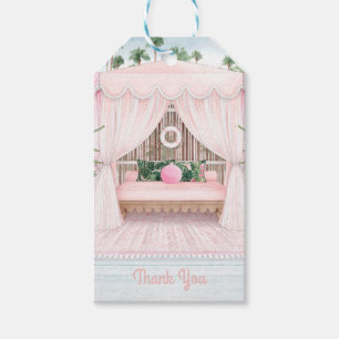 Etiquetas Para Regalos Fin de semana de bachillerato rosado de Cabana G