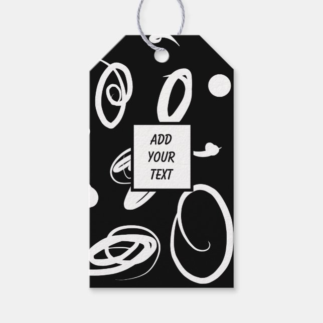 Etiquetas Para Regalos Fina y divertida (Anverso)