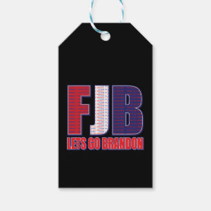 Etiquetas Para Regalos FJB No me culpes He votado por Trump