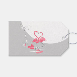 Etiquetas Para Regalos Flamingo Love Large Moon text scape