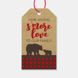 Etiquetas Para Regalos Flannel Mama Bear S'more Love Favor Tags