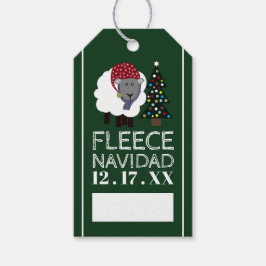 Etiquetas Para Regalos Fleece Navidad, Navidades al estilo español