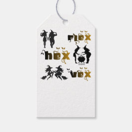 Etiquetas Para Regalos Flex. Hex. Vex. Body Positive & Diverse Witches