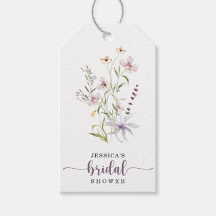 Etiquetas Para Regalos Flor de flores silvestres ducha ducha Rústica rega
