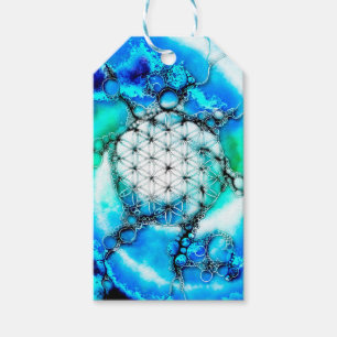 Etiquetas Para Regalos Flor De Vida - Formas Coloridas 2