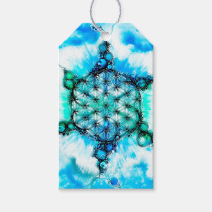 Etiquetas Para Regalos Flor De Vida - Formas Coloridas 3