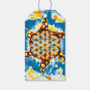 Etiquetas Para Regalos Flor De Vida - Formas Coloridas 5