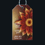 Etiquetas Para Regalos Flor Eterna: Una Celebración Atemporal del Amor<br><div class="desc">Celebre su historia de amor con nuestra invitación de boda "Eternal Bloom", que presenta un impresionante diseño floral en ricos tonos de rojo, dorado y tonos terrosos. Este diseño elegante y llamativo simboliza la belleza del amor eterno y es perfecto para parejas que buscan una invitación atemporal y sofisticada. Los...</div>