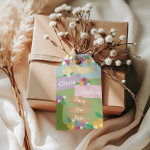 Flor silvestre rústica con pancartas de Save The D