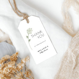 Etiquetas Para Regalos Floral Baby In Bloom Baby Shower Gift Tag