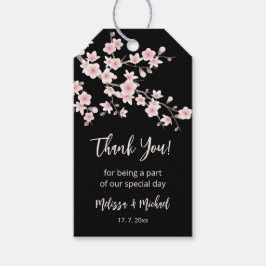 Etiquetas Para Regalos Floral Cherry Blossoms Thank You