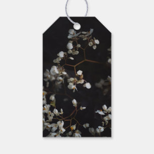 Etiquetas Para Regalos Floral Oscuro Elegante