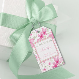 Etiquetas Para Regalos Floral Rosa | Azalea Acuarela | Graduación