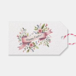 Etiquetas Para Regalos Floral Watercolor Easter Gift Tag