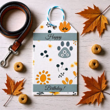 Flores de fresas de cachorro personalizadas
