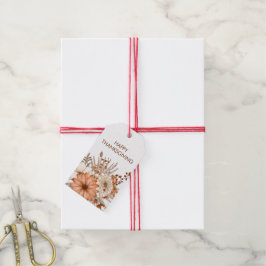 Etiquetas Para Regalos Flores de Otoño Nombres de Foliage Felices Acción 