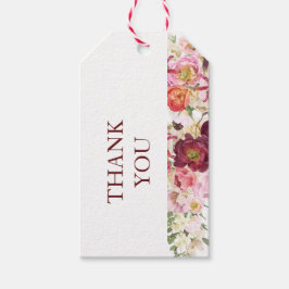 Etiquetas Para Regalos Flores GRACIOSAS Boda