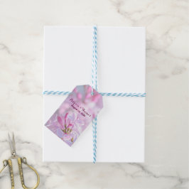 Etiquetas Para Regalos Flores lilacas rosas