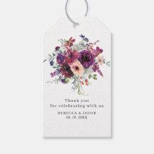 Flores silvestres de acuarela borgoña boda boho