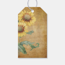 Etiquetas Para Regalos Flores y notas musicales