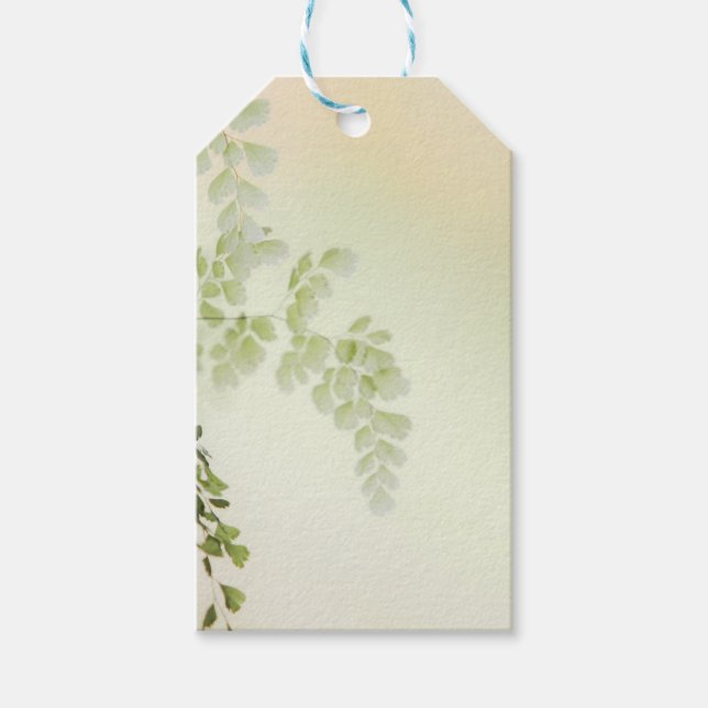 Etiquetas Para Regalos Foliage de primavera (Anverso)