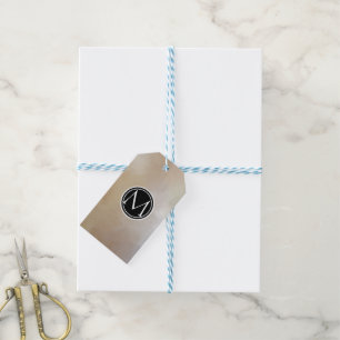 Etiquetas Para Regalos Fondo monograma elegante y abstracto