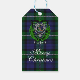 Etiquetas Para Regalos Forbes Scottish Clan Tartan & Crest