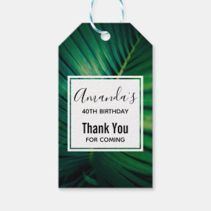 Etiquetas Para Regalos Foto De Aniversario De La Naturaleza De La Palm Ve