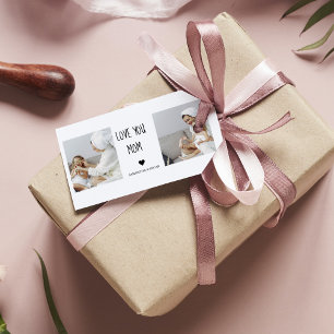 Etiquetas Para Regalos Foto de colección moderna Te ama a tu mamá Mejor r