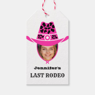 Etiquetas Para Regalos Foto de la última Personalizado de Cowgirl rosa de