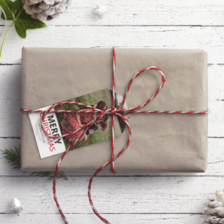 Etiquetas Para Regalos Foto familiar de Navidades mínimos modernos
