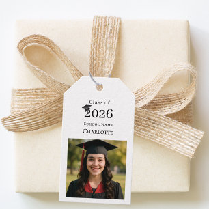 Etiquetas Para Regalos Foto moderna Agradecimiento de fiesta de graduació
