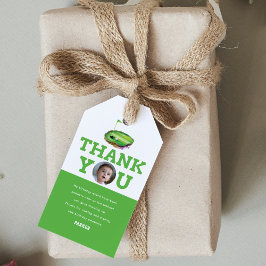 Etiquetas Para Regalos Foto personalizada del primer cumpleaños del golf