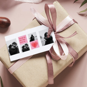 Etiquetas Para Regalos Fotografía de la pareja de compañeros de clase C