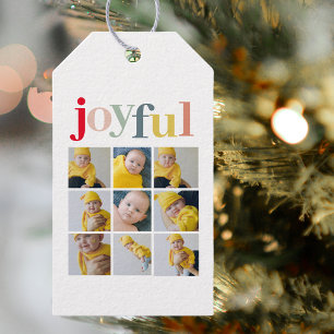 Etiquetas Para Regalos Fotografía del Collage Colorido y alegre regalo