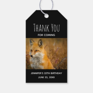 Etiquetas Para Regalos Fotos de naturaleza salvaje de Cute Red Fox