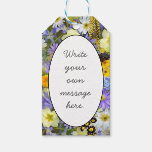 Etiquetas Para Regalos Fragmento de flor de primavera