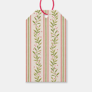 Etiquetas Para Regalos Franja Botánica Pintada