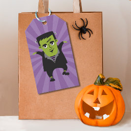 Etiquetas Para Regalos Frankenstein Feliz Halloween
