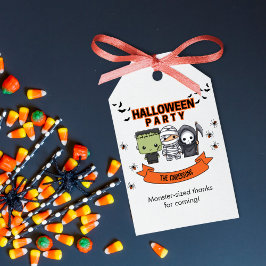 Etiquetas Para Regalos Frankenstein Momia Segador Espeluznante Halloween