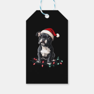 Etiquetas Para Regalos French Bulldog Christmas Lights Xmas Dogs Gifts Me