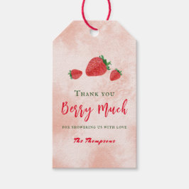 Etiquetas Para Regalos Fresa Fresa Berry Sweet Baby Shower