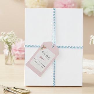 Etiquetas Para Regalos Fresas Acuarela Baby Shower Caprichoso