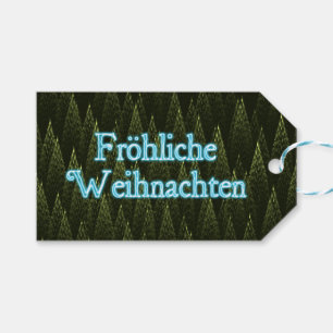 Etiquetas Para Regalos Froliche Weihnachten - Coníferas