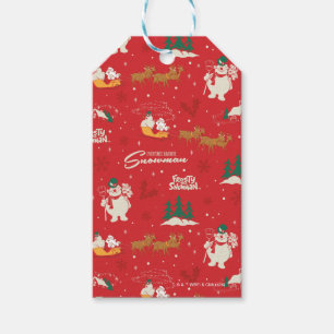 Etiquetas Para Regalos Frosty - El patrón favorito de hombres de nieve de