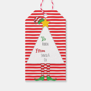 Etiquetas Para Regalos Fun Candy Camouflage Elf