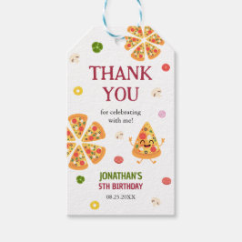 Etiquetas Para Regalos Fun Colorful Pizza Fiestas Niños Cumpleaños